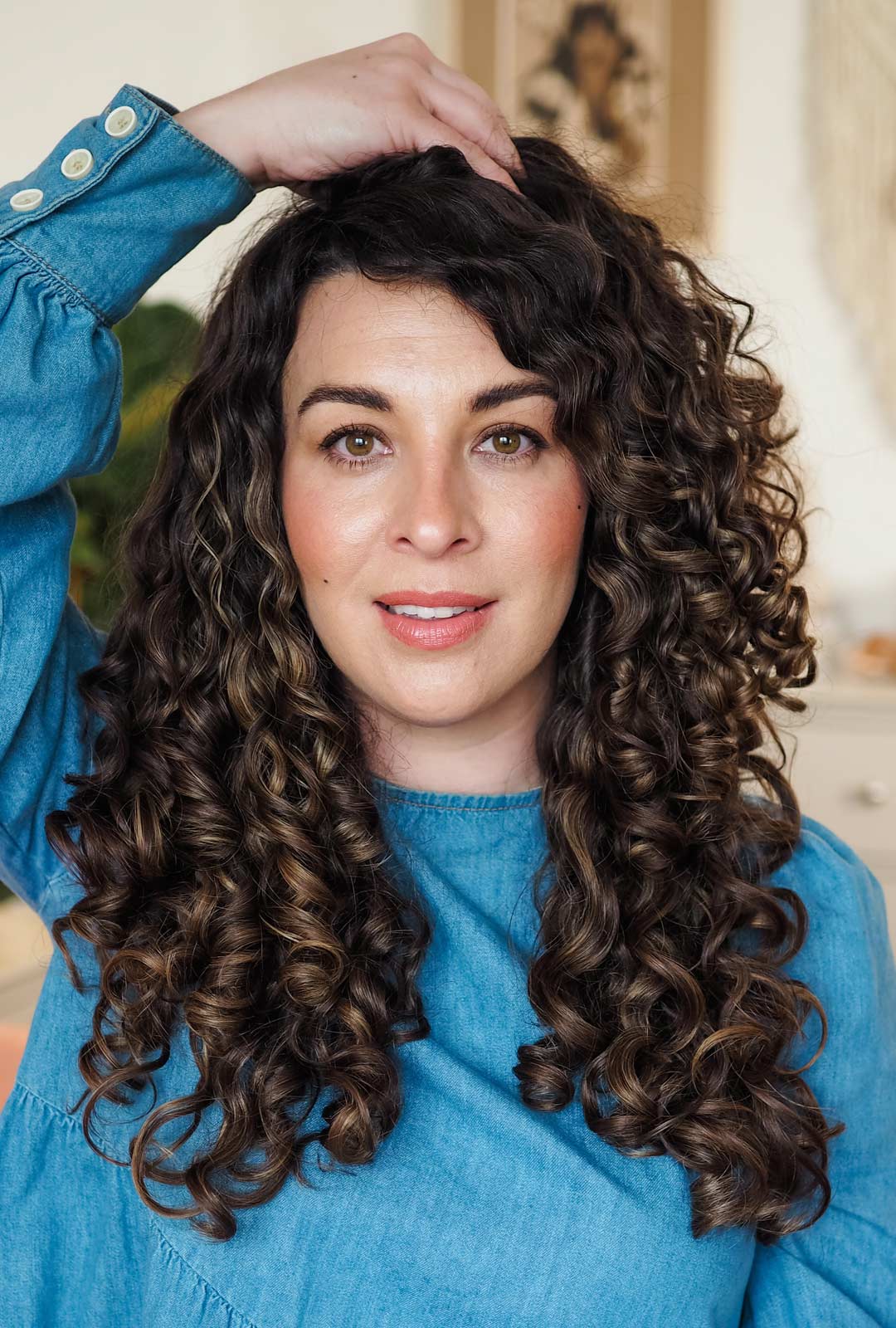 Long layered curly deals hair