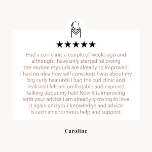 Curl consultation review by Caroline