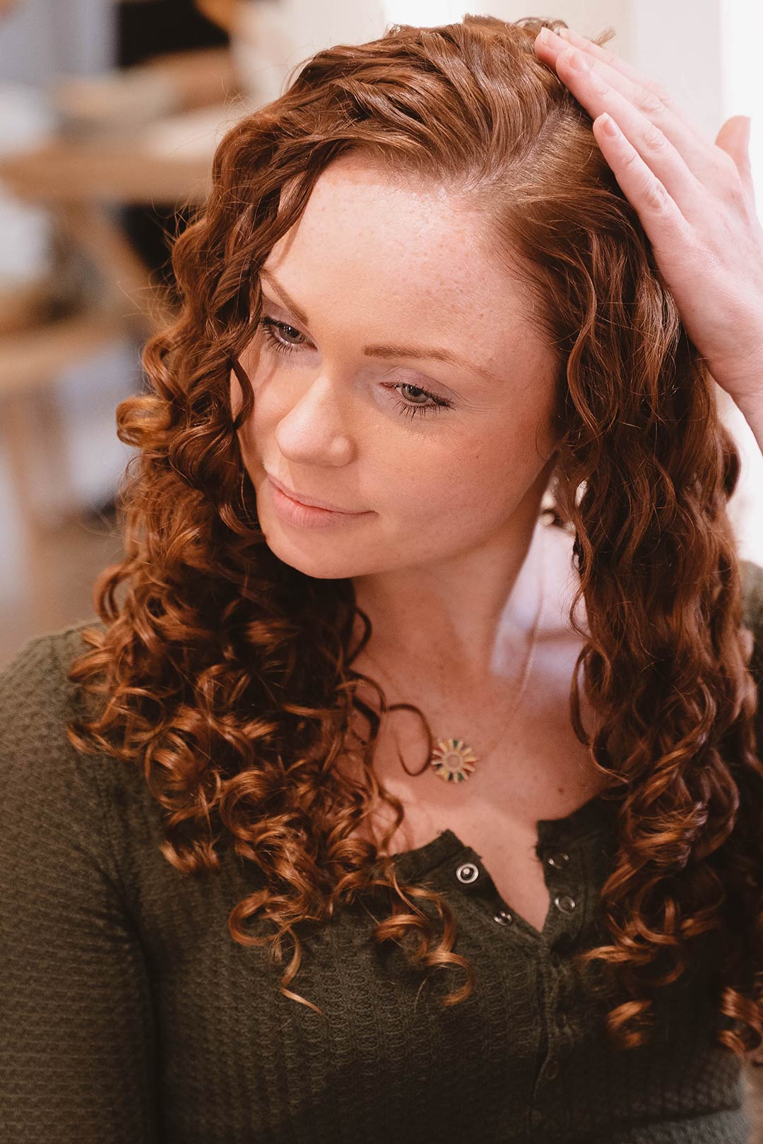 Baby fine outlet curly hair