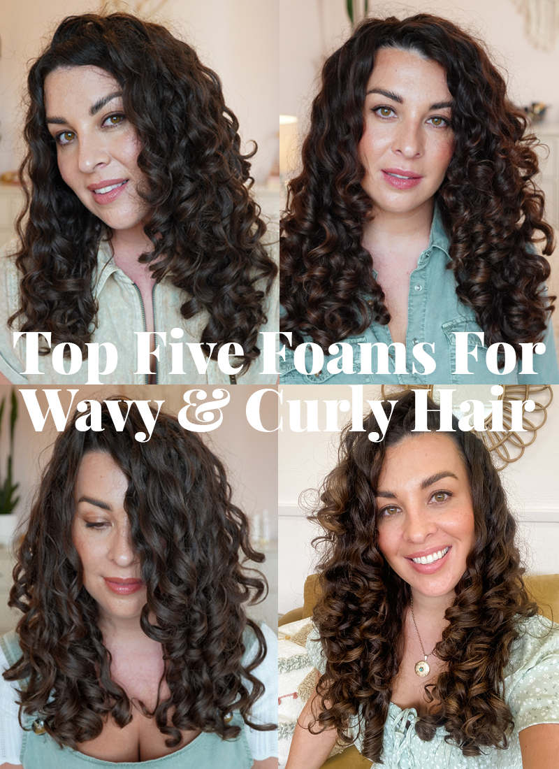Top 5 Foams For Wavy & Curly Hair by Curl Maven