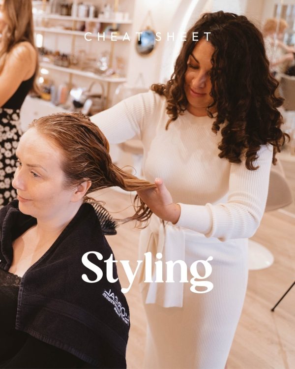 styling cheat sheet by curl maven